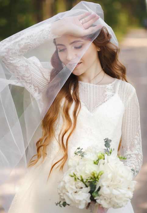 Сукня айворі, на розпис, випускний, вінчання