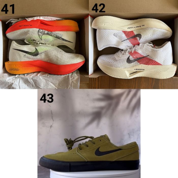 «Оригінальні Сток Hoka Nike Бігові Баскетбольні Кросівки Розміри 49.5