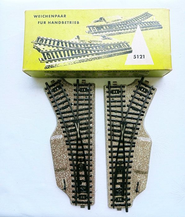 MARKLIN 5121, 2 desvios em caixa original