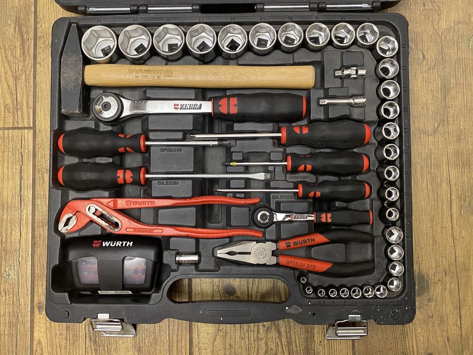 Zestaw narzędziowy WURTH - 91 elementów