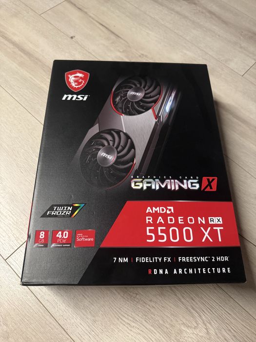 Karta graficzna AMD Rx Radeon 5500 xt 8 GB
