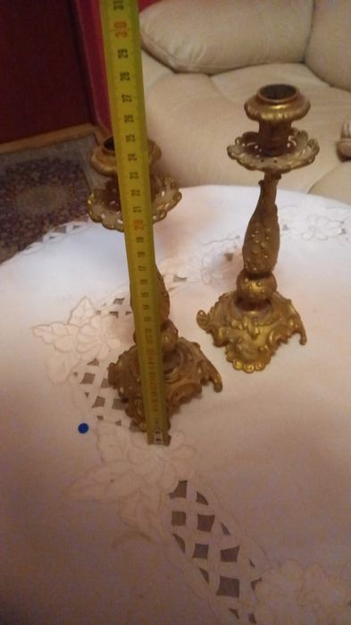 Świeczniki z mosiądzu