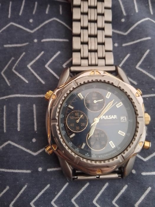 Pulsar ( Seiko) годинник часы титановий корпус