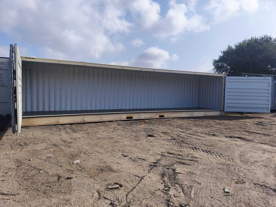 Contentor Marítimo 40’ High Cube Open Side — Novo