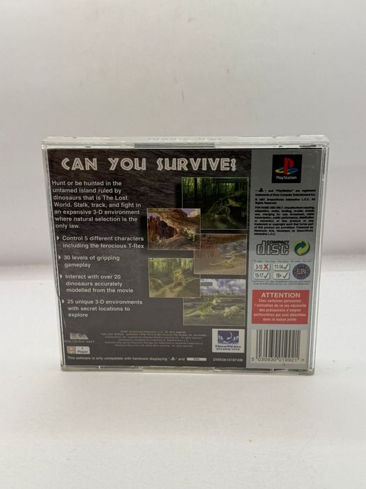 The Lost World Jurassic Park 3xA Ps1 nr 0171