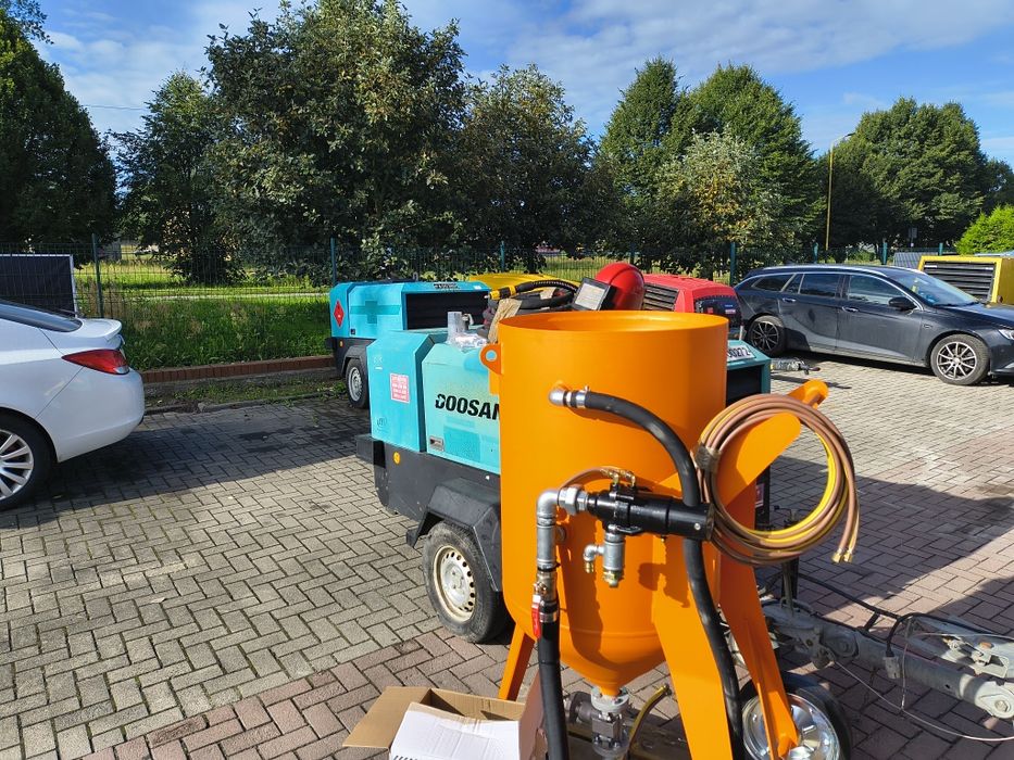 Komplet Kompresor 5m+piaskarka 200L dostawa szkolenie gratis
