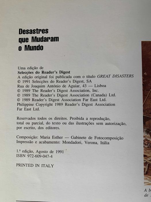 Desastres que Mudaram o Mundo