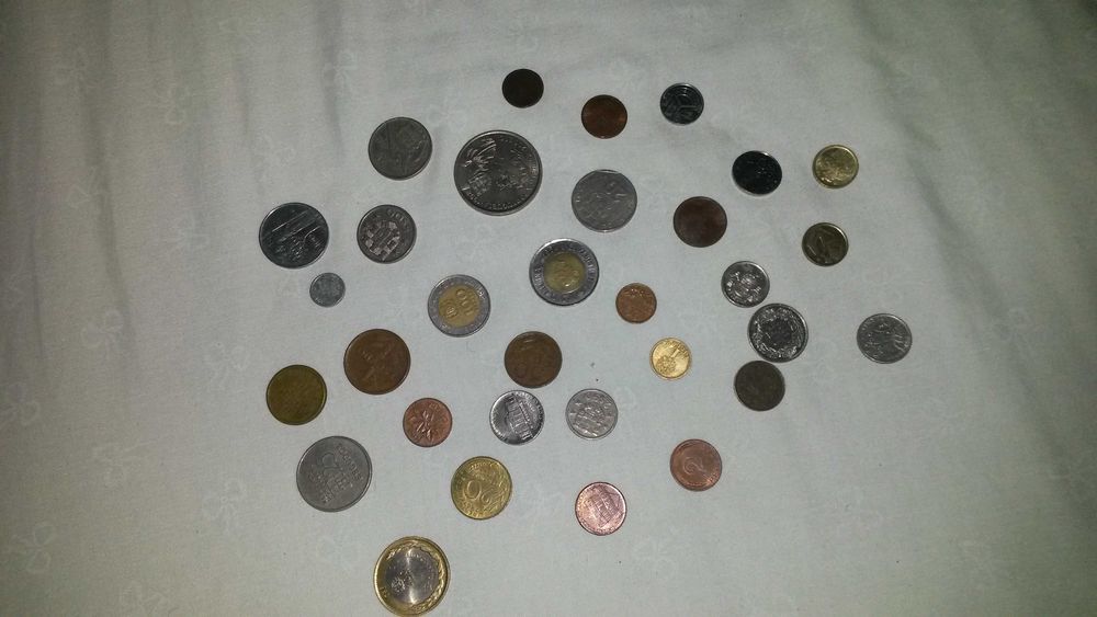 Moedas Antigas(vários paises)