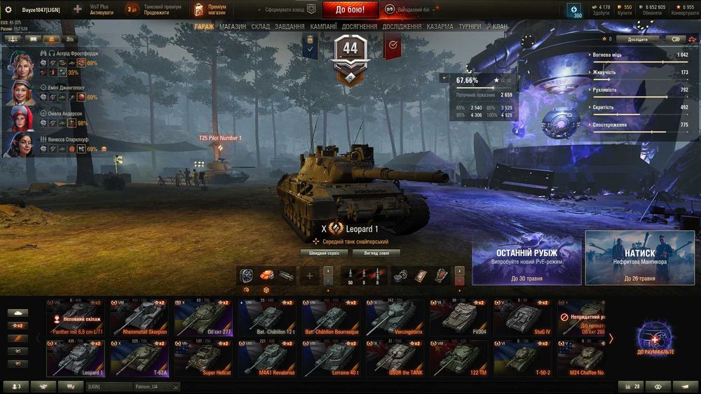 Продам власний акаунт World of Tanks EU!