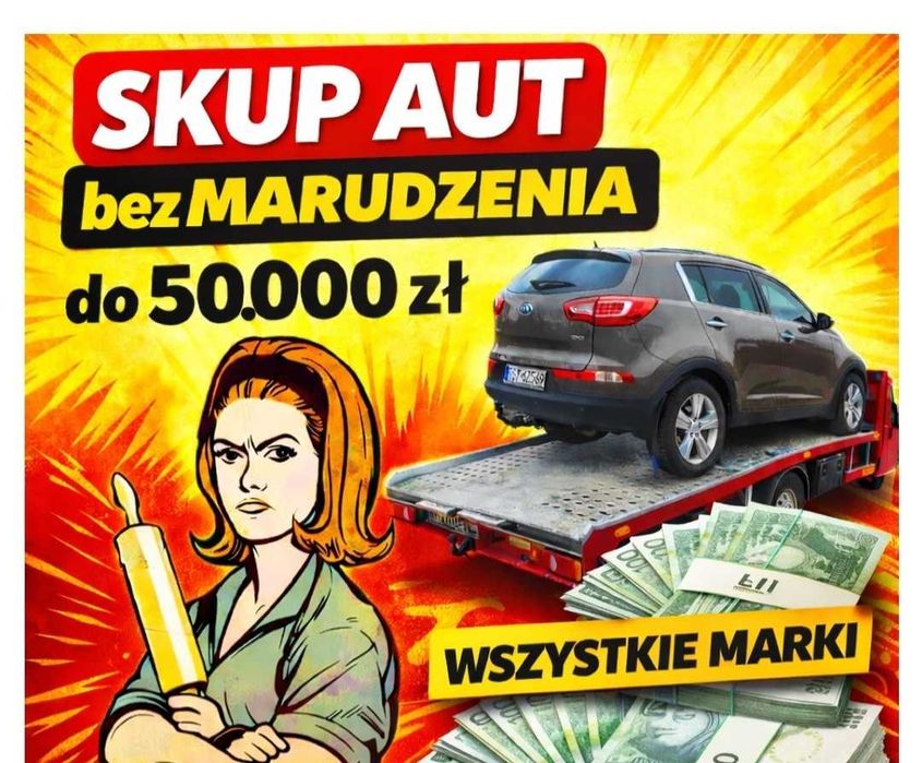 SKUP AUT samochodów * Jeszcze Dziś Kupimy Twoje Auto - BEZ MARUDZENIA*