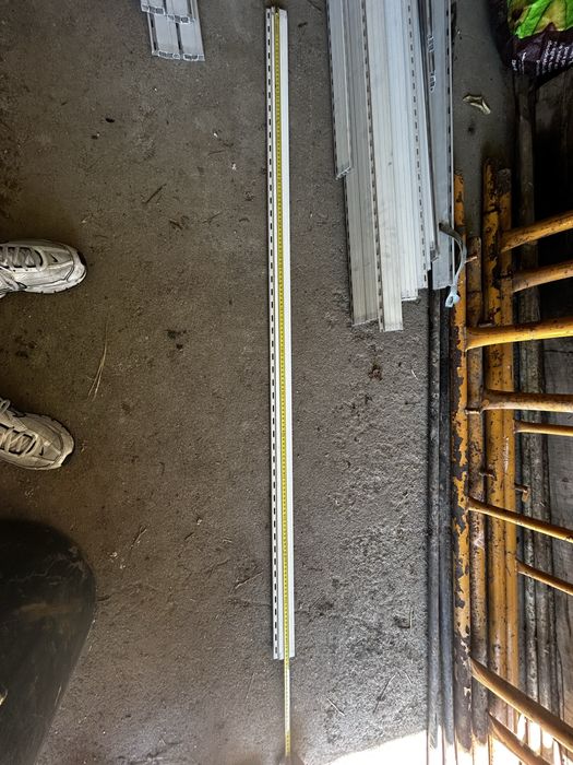Lote de Réguas de Estore em PVC Branco - Vários Tamanhos