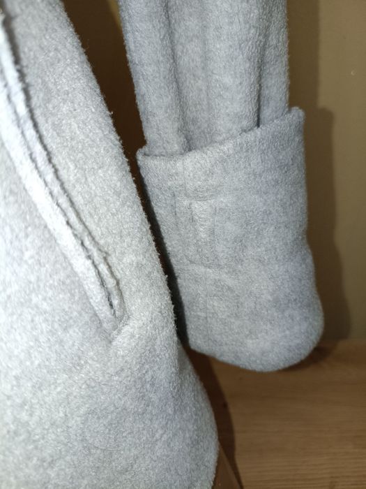 Теплое флисовое худи/кардиган