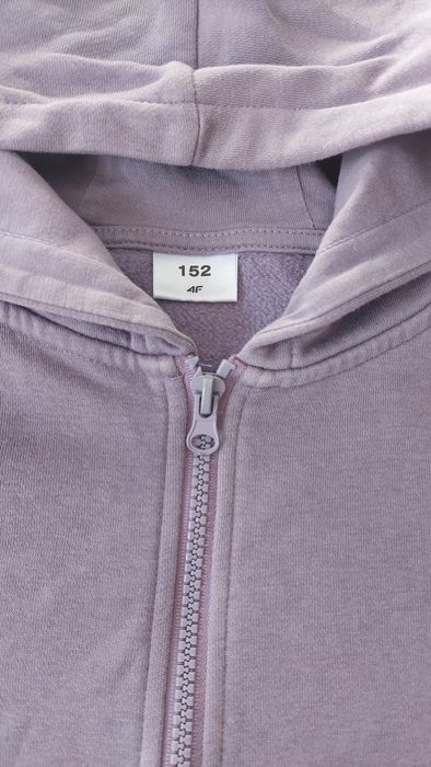 Bluza z kapturem 4F fioletowa r.152