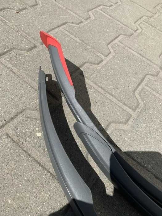 Błotniki rowerowe Simpla Ubiquit 28" 45mm grafitowe pełne wsporniki