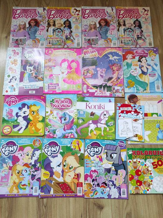 Kolorowanki rebusy gazetki mix zestaw