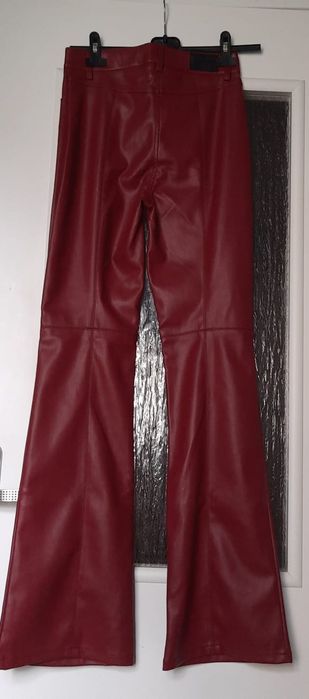Skórzane spodnie damskie 36