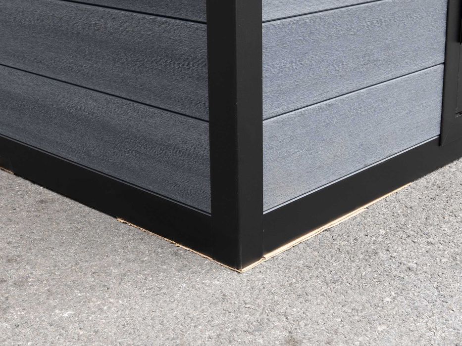 Domek ogrodowy kompozytowo-aluminiowy z pergolą