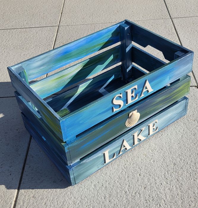 Skrzynka marine w stylu hampton cottage