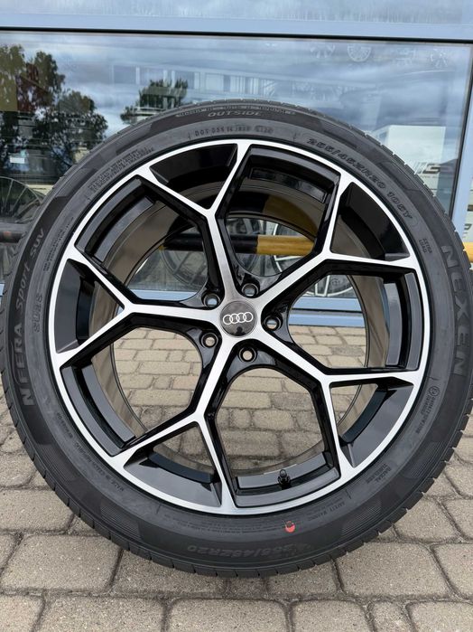 Nowe koła 19 cali Audi A4 czarno srebrne ramienne RS