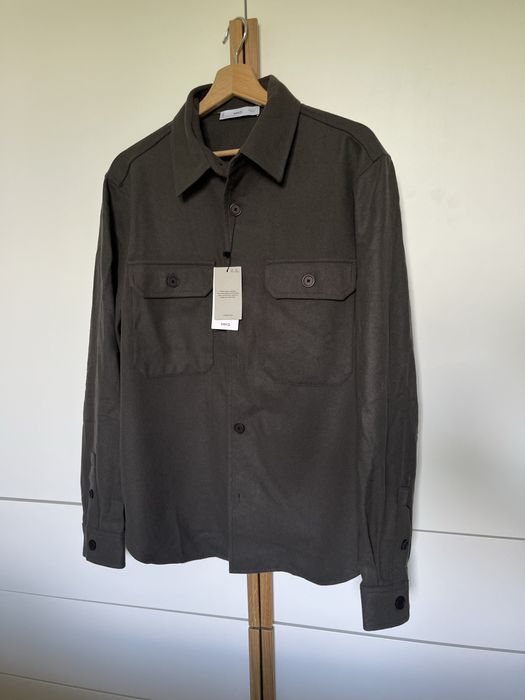 Mango koszula Harvard M khaki