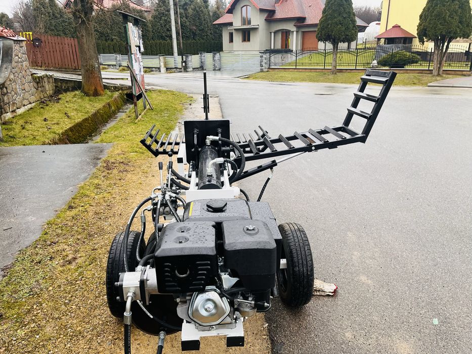 Mocna łuparka hydrauliczna pozioma winda regulowany nóż 20 t