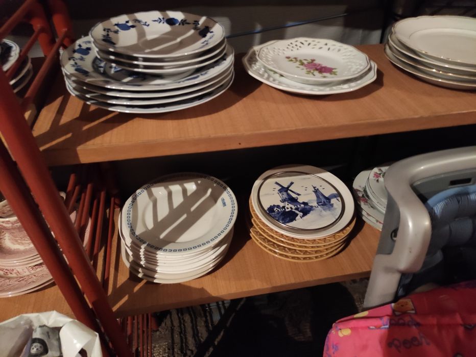 Zestaw obiadowy / ceramika / porcelana / talerze talerz wzór cebulowy