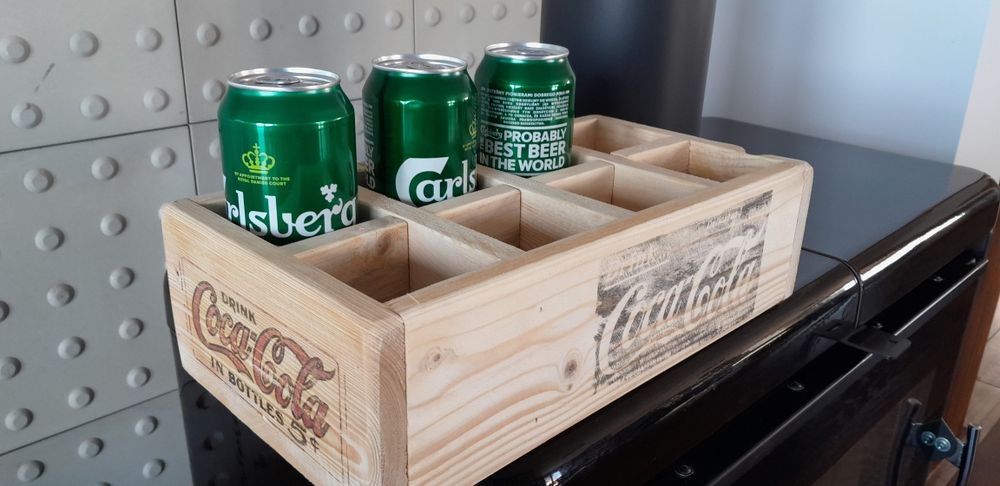 Skrzynka coca cola,  drewniana