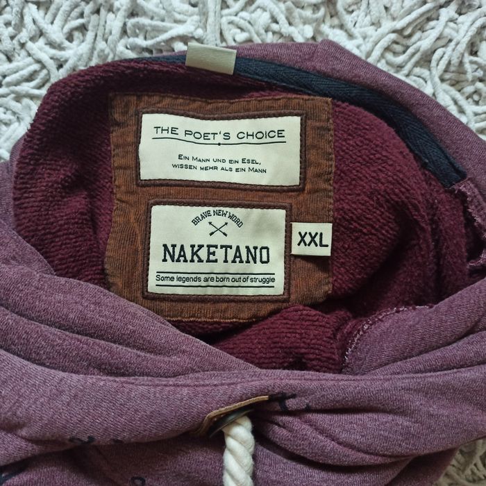 Bluza unisex Naketano (oryginał) r. XXL z kapturem