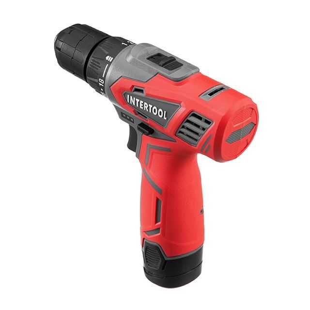 Дриль-шурупокрут акумуляторний INTERTOOL DT-0310