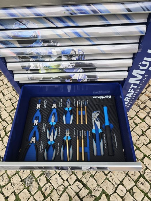 Carrinho de ferramentas 7 gavetas completa novos