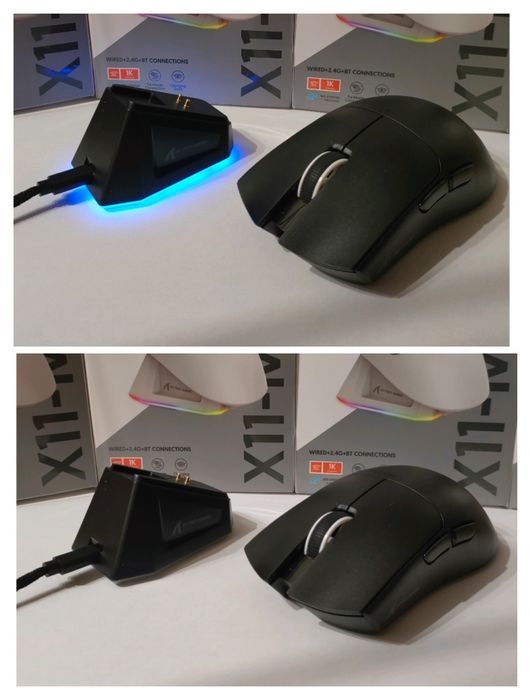 Attack shark X11 Бездротова ігрова миша 3 режими підключення