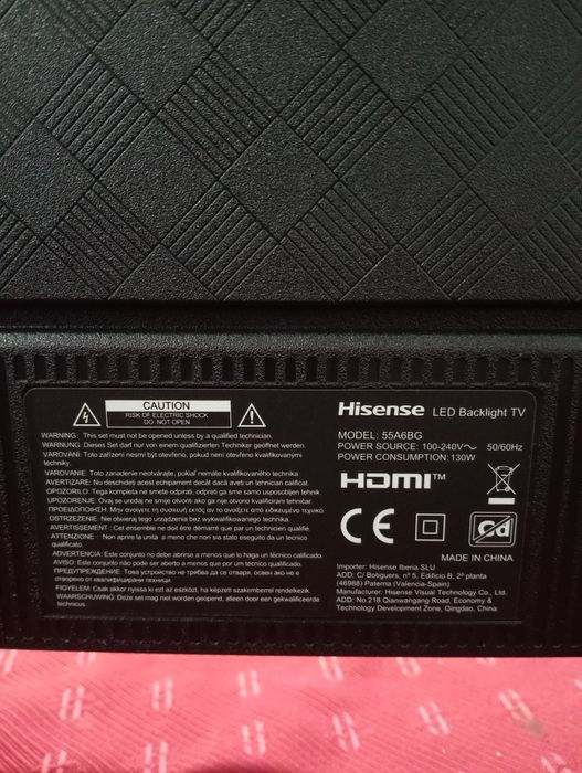 Vendo TV 55" para pecas