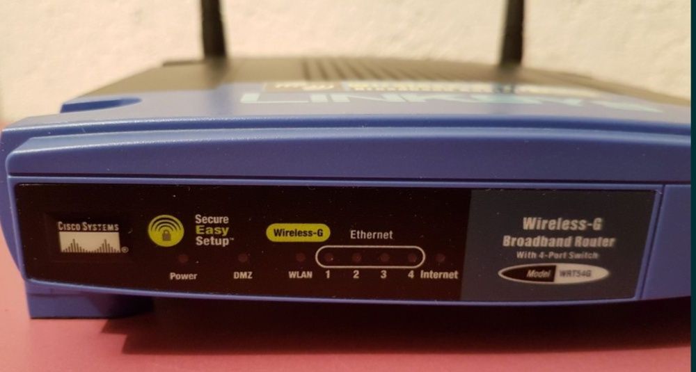 Router Wireless Linksys WRT54g63825217184003121