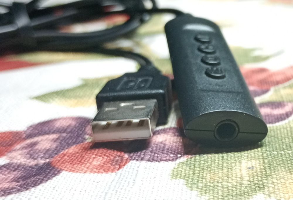 Переходник USB для наушников и микрофона
