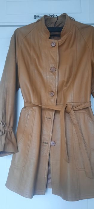 Płaszczyk skórzany r.36