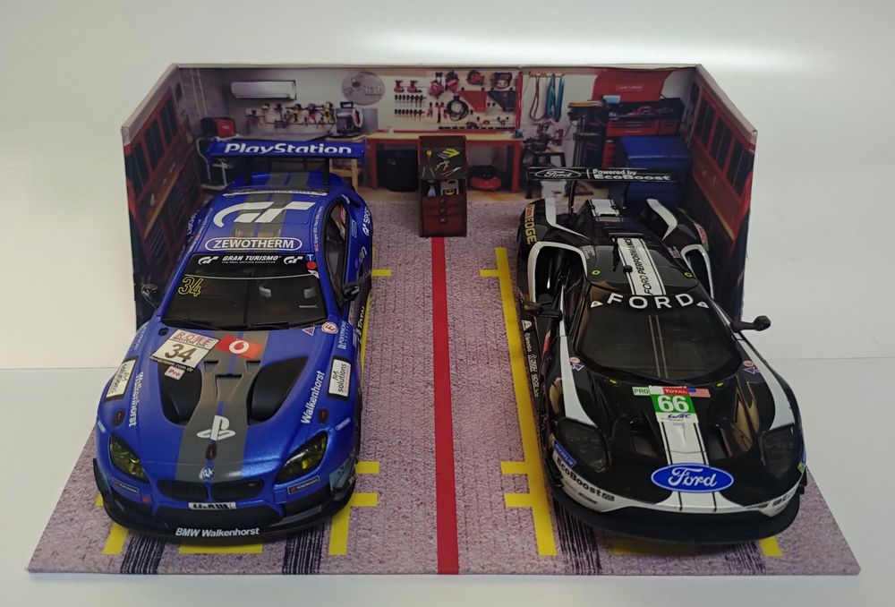Carros Slot Carrera 1:32 – BMW M6 GT3 & Ford GT Race (Como Novos)
