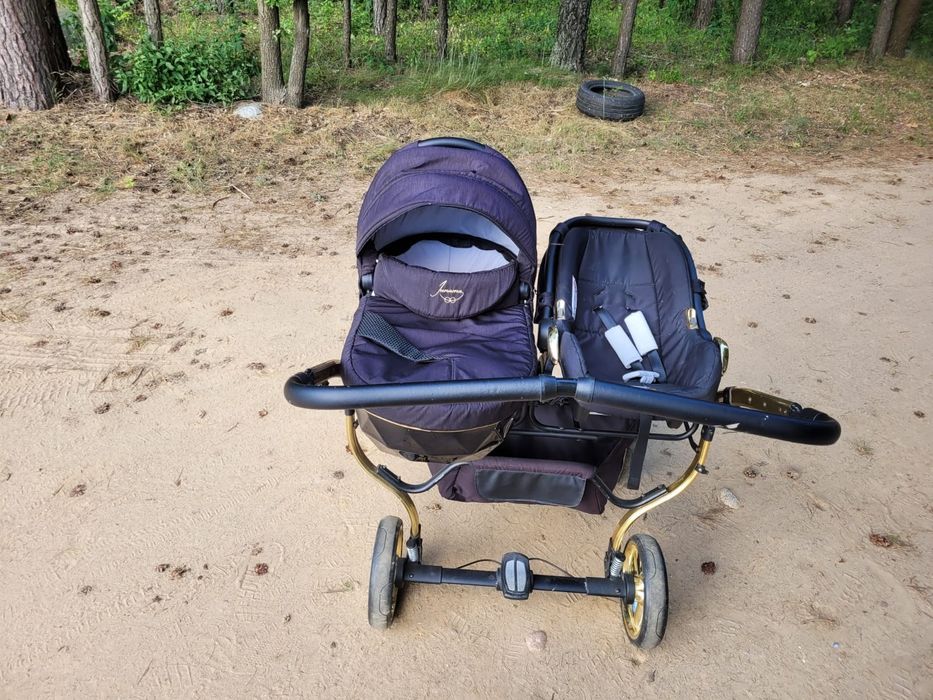 Wózek blizniaczy Junama Diamond 3w1