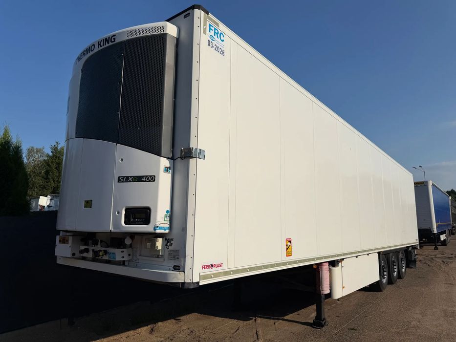 Schmitz Cargobull THERMO KING SLXe400 / DOPPELSTOCK / 7 CM GRUBA ŚCIANA / KOSZ PALETOWY / DRUKARKA / STANDARD WYSOKOŚĆ 2.65 M / PRODUKCJA 2014 ROK !!  GRUBA ŚCIANA 7 CM / Standard wysokość 2.65 m / Drukarka Kosz paletowy