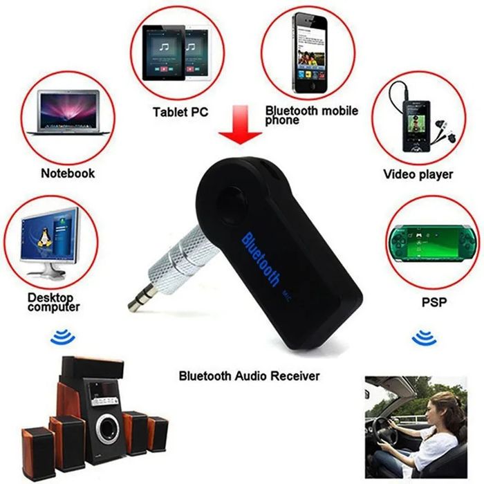 Adaptador Bluetooth/Aux