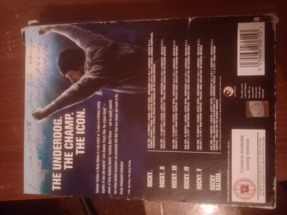 Colecão Rock Balboa com assinatura