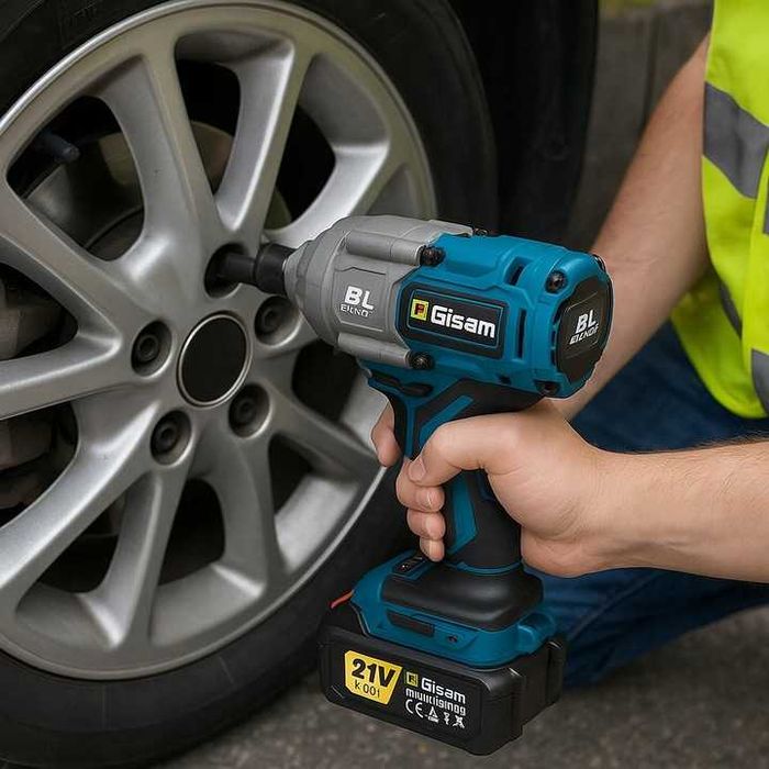 Гайковерт ударний  акумуляторний безщітковийдля коліс 2000НМ