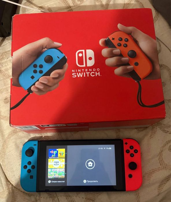 Nintendo Switch версии v2 2019 32 gb