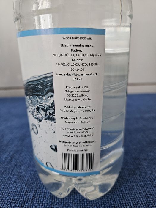 Magnuszewianka - naturalna woda mineralna (szklana) - (0.33L)