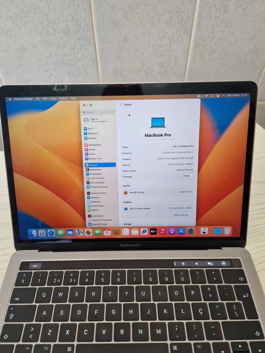 MacBook Pro 13" 2017 Touch Bar - 16GB / 1 TB / i7