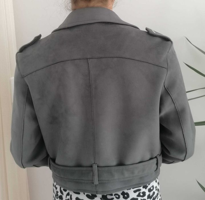 Blusão de senhora, estilo motard, Bershka