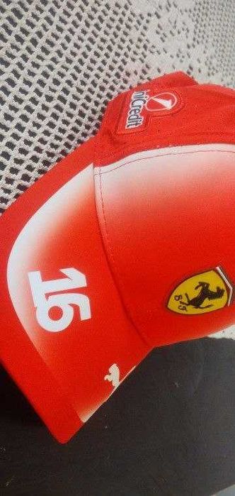 Топова бейсболка кепка Ferrari 2026 №16 Леклерк Leklerk № 44 Гамілтон  Gamilton, Ферарі. F1 Формула Puma
