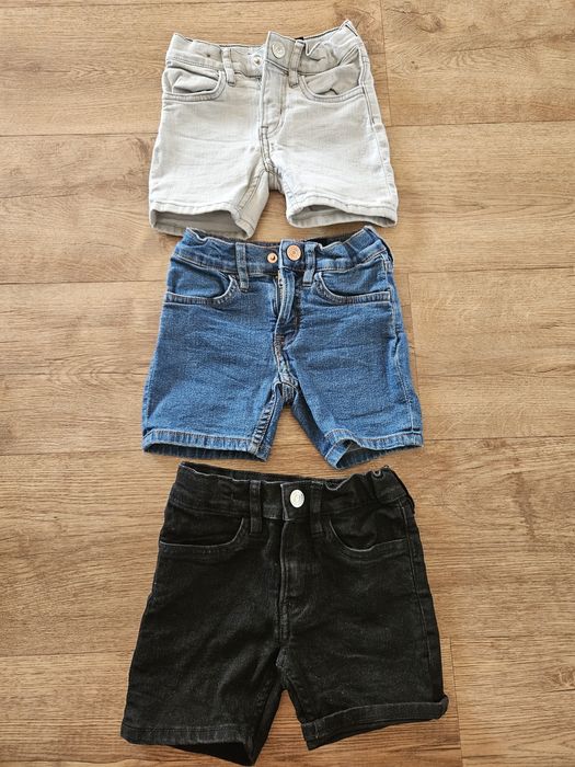 3 spodenki H&M rozmiar 92