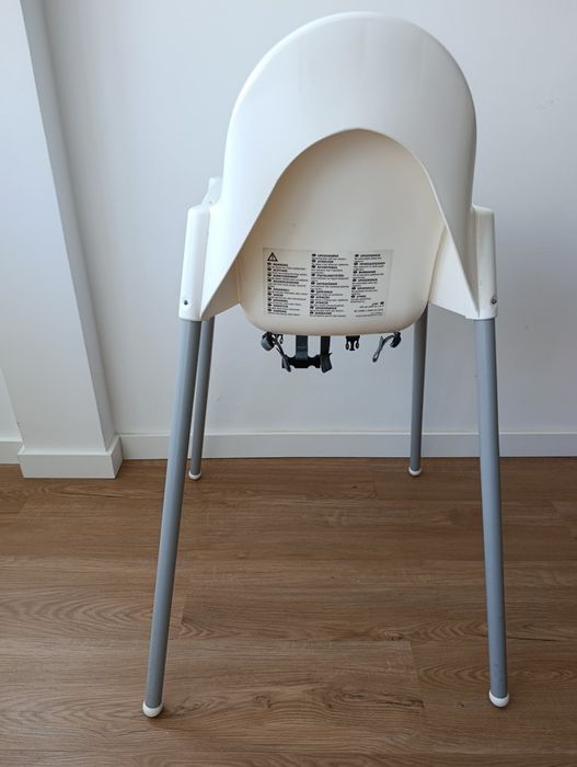 Cadeira bebé IKEA ANTILOP - Cadeira alta com tabuleiro, branco
Ca