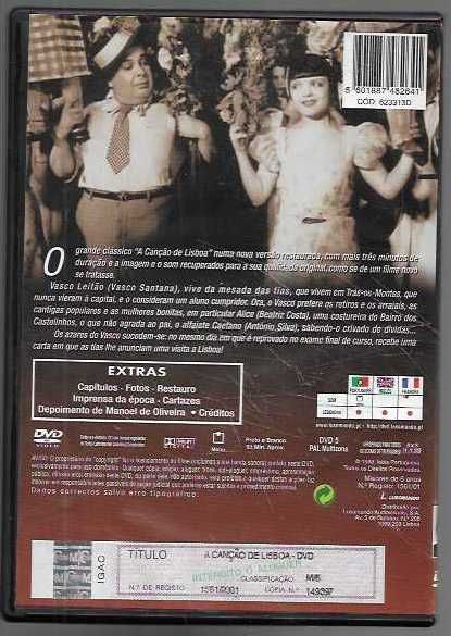 Cotinelli Telmo.  A Canção de Lisboa.