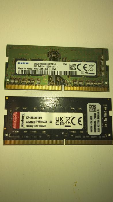 Kości ram 16 GB (2x8gb)